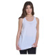 Target Γυναικεία αμάνικη μπλούζα Long Sleeveless Loose Top Single Jersey "Talent Loose"
